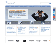 Tablet Screenshot of corporate.psychtests.com